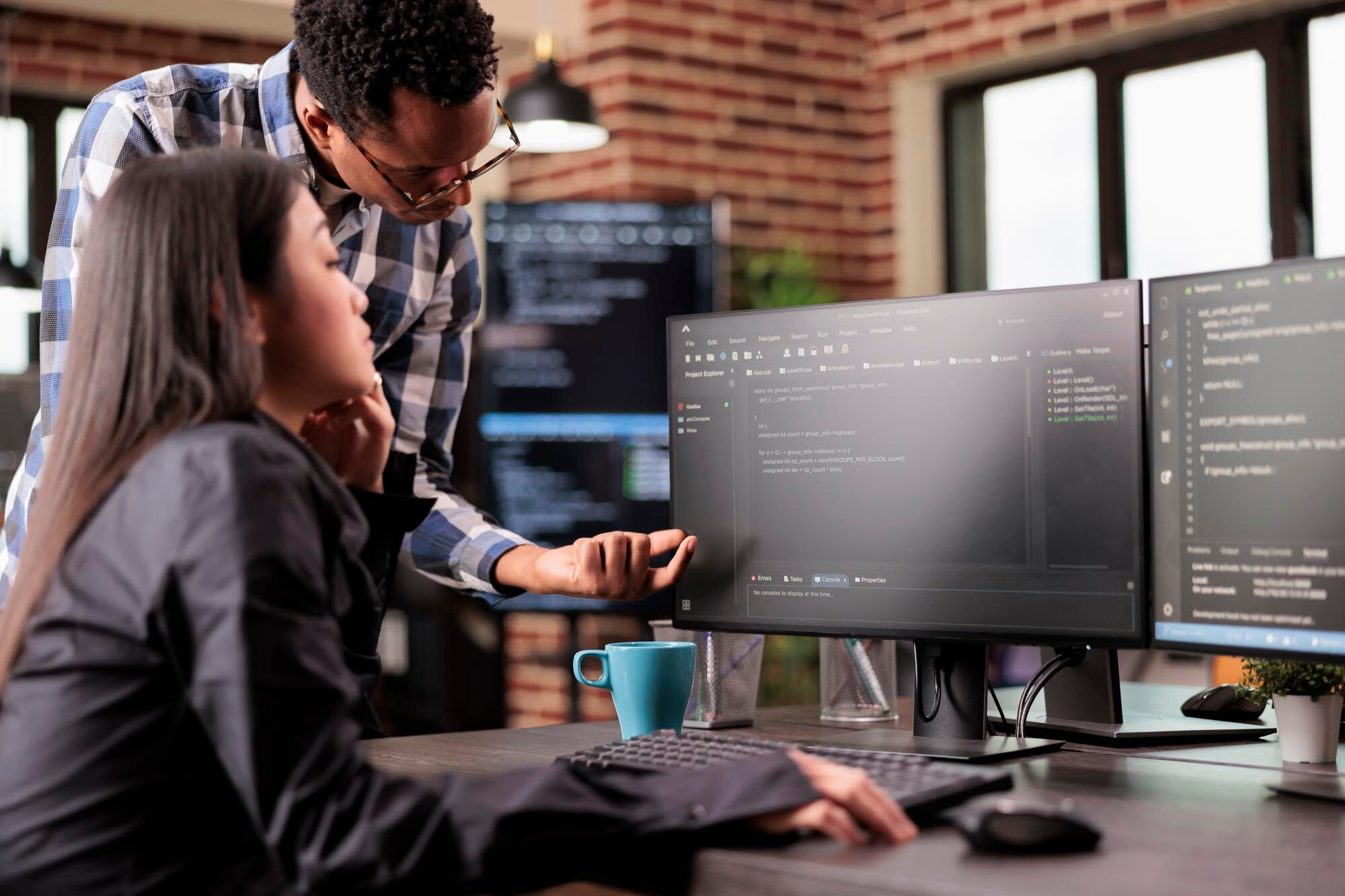 Application Development Services 7 Working on custom application development
